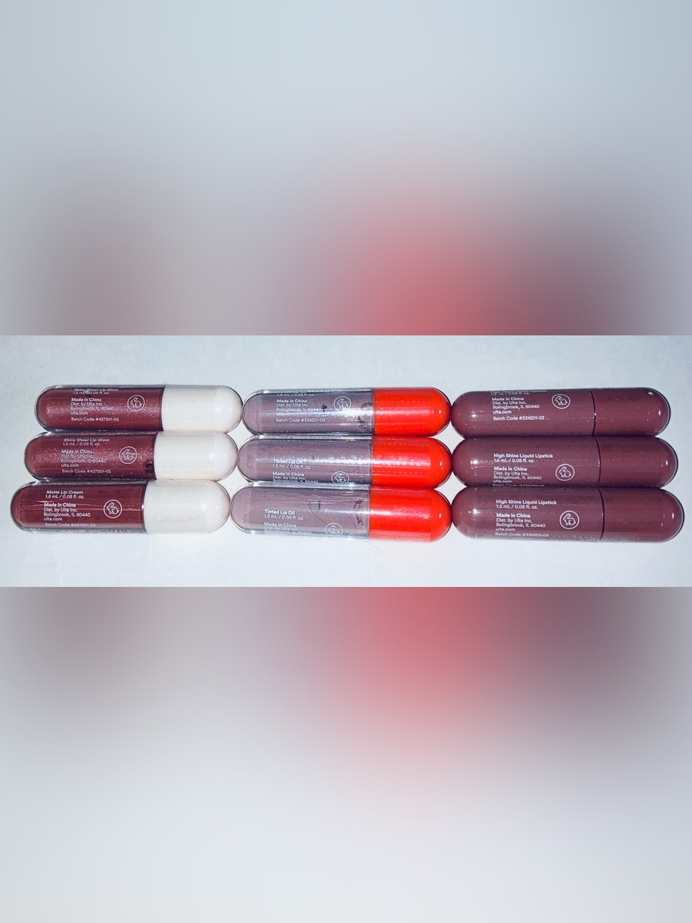 Ulta Beauty Collection Lipgloss, Lip Oil, Lipstick Bundle - NEW! Set of 9.